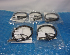 Lot of 5 Laptop Computer Lock Pro Security Cable w/Keys for Kensington slot