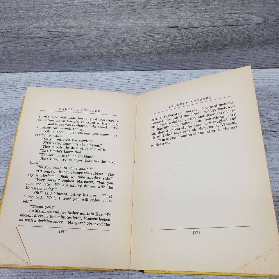 Falsely Accused William Schoeler Old Vintage Book Poor Condition F97i108 eBay