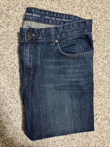 Men's CALVIN KLEIN Slim Straight JEANS 