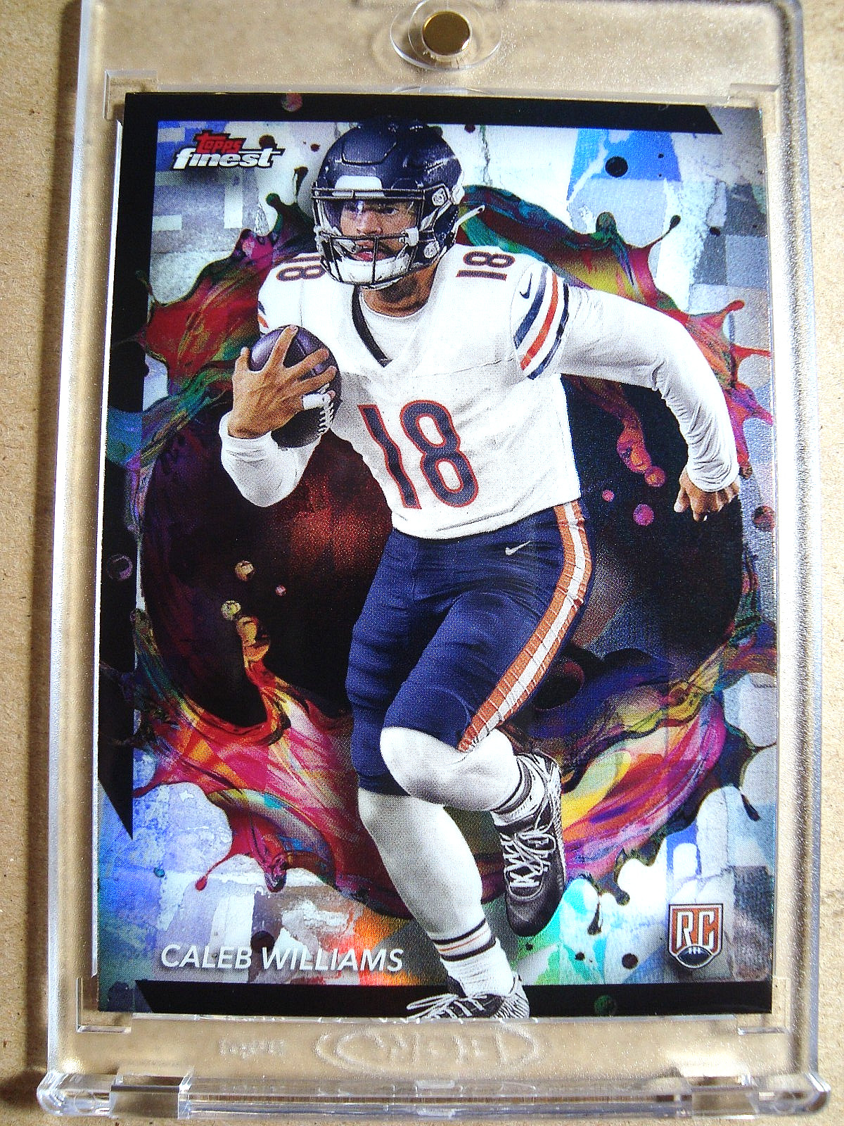 2024 Caleb Williams Topps Finest Rookie #247 Refractor Rare RC MINT 🔥🔥🔥