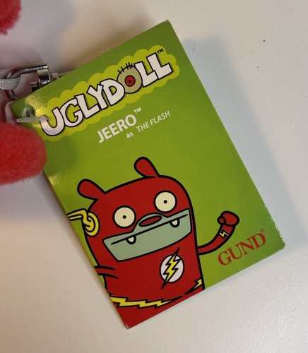 Ugly Dolls DC Comics 5 Zoll Plüsch Clip-On: Jeero Flash Neu mit Etikett - Bild 4 von 7