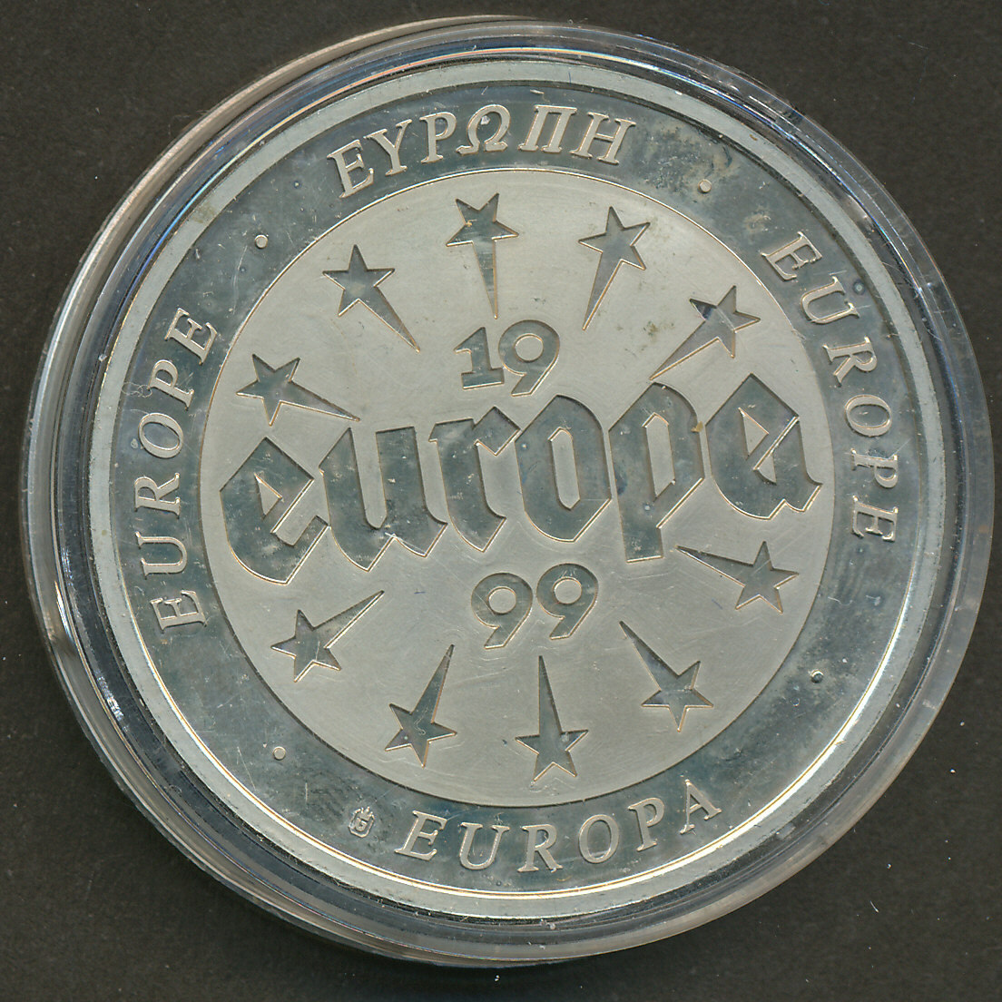 ヨーロッパ通過統合記念コイン 1999 銀貨4枚セット