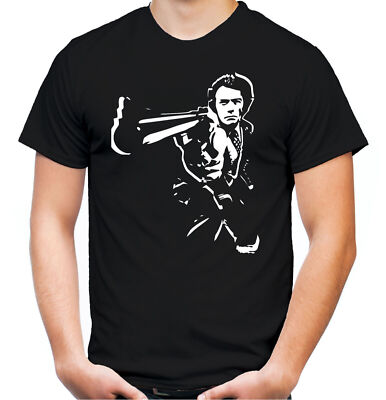 Dirty Harry Männer T-Shirt | Clint Eastwood Make my Day Kult Fun