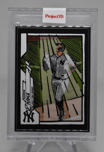 TOPPS PROJECT 70 AARON JUDGE JOSHUA VIDES ARTIST PROOF AP 1/51 SILVER FRAME #696