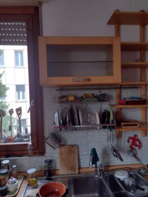 pensili cucina usati IKEA pezzi Legno e vetro