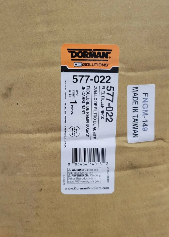 Nuevo tubo de cuello de llenado de combustible Dorman 577-022 para Escalade Tahoe Yukon 2000-2003 Foto 4 de 4