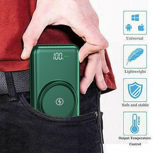 20000mAh Wireless Power Bank Backup Portable Charger External Battery USB 4Cable - 第 12/19 張圖片