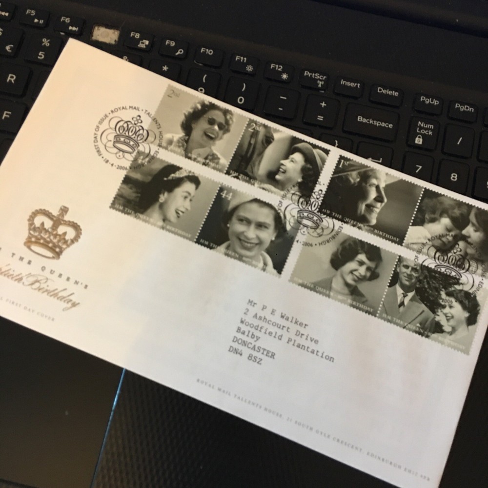 GB FDC 2006 Queen Elizabeth II 90th Birthday Set of 8 Stamps PMK Cover