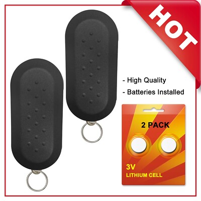 Fiat 500 Key Fob Spare 3 Button Remote Key For Fiat Ducato