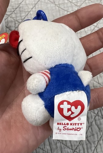 Hello Kitty Ty Beanie Baby + Ty Hello Kitty Keychain Lot Of 2 - Picture 11 of 24