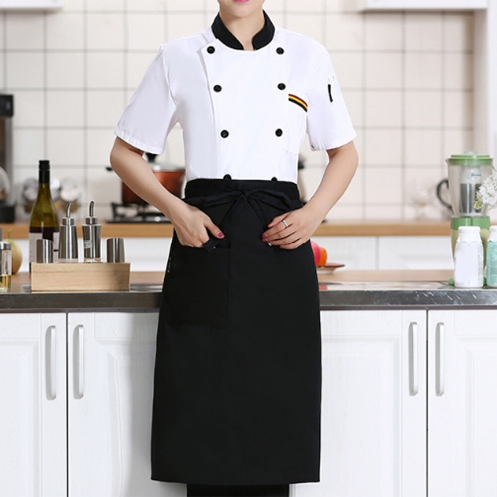 Giacca Chef Doppia Fila Collo Abbigliamento Cucina Uomo Donna Divisa 165 185cm