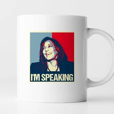 Kamala Harris I'm Speaking 2024 President Coffee Mug - 11oz Ceramic Funny Mug