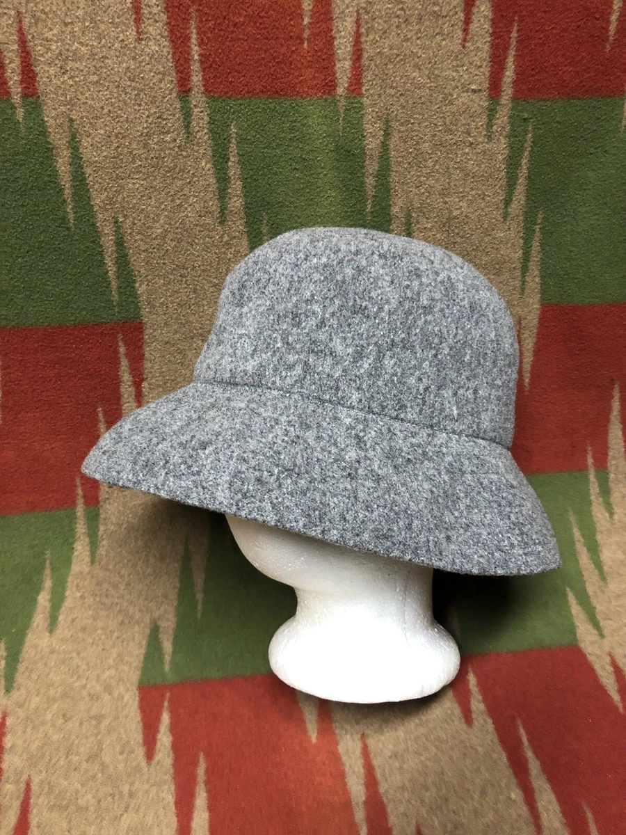 Kangol Wool Gray Bucket Hat Dome O S Classic Hip Hop eBay
