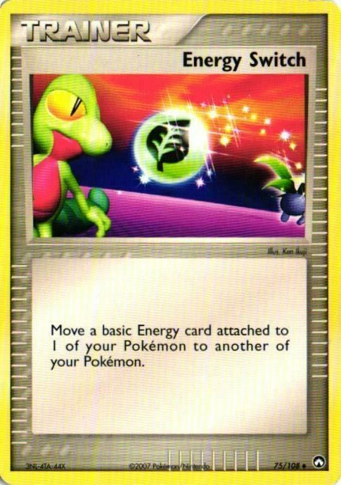 2007 Pokemon Card Trainer Energy Switch 75/108