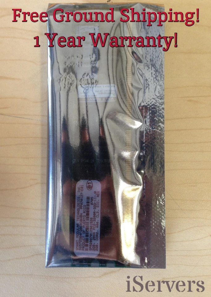 HP 64gb 8x8gb Memory 495604-B21 PC2-5300F ddr2 sdram module kit - Image 3 of 4