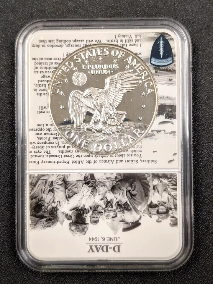 1974 S SILVER IKE DOLLAR $1 NGC PF 69 *STAR* + CAMEO TOP POP ONLY " 20 "! WOW!!+ - Image 3 of 4