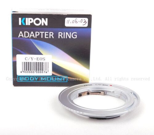 Kipon Adapter for Contax Y/C to Canon EOS 5D Mark IV, 80D, 6D Mark II w/ROM - Picture 1 of 5