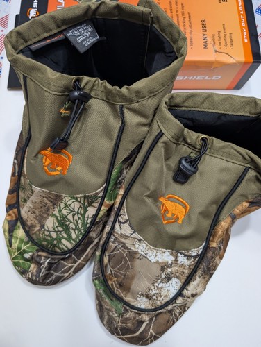 ArcticShield Realtree EDGE Camo Windproof Packable Men's Boot Insulator XL - Picture 9 of 16