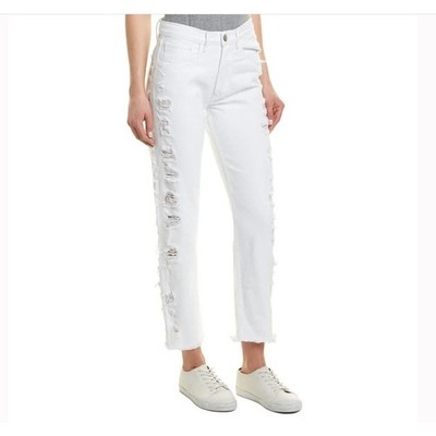 3X1 Higher Ground Hi Rise Button Fly Distressed Jeans Size 31