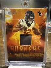 2025 Absolute Football Nico Collins Absolute Burners Patch Card