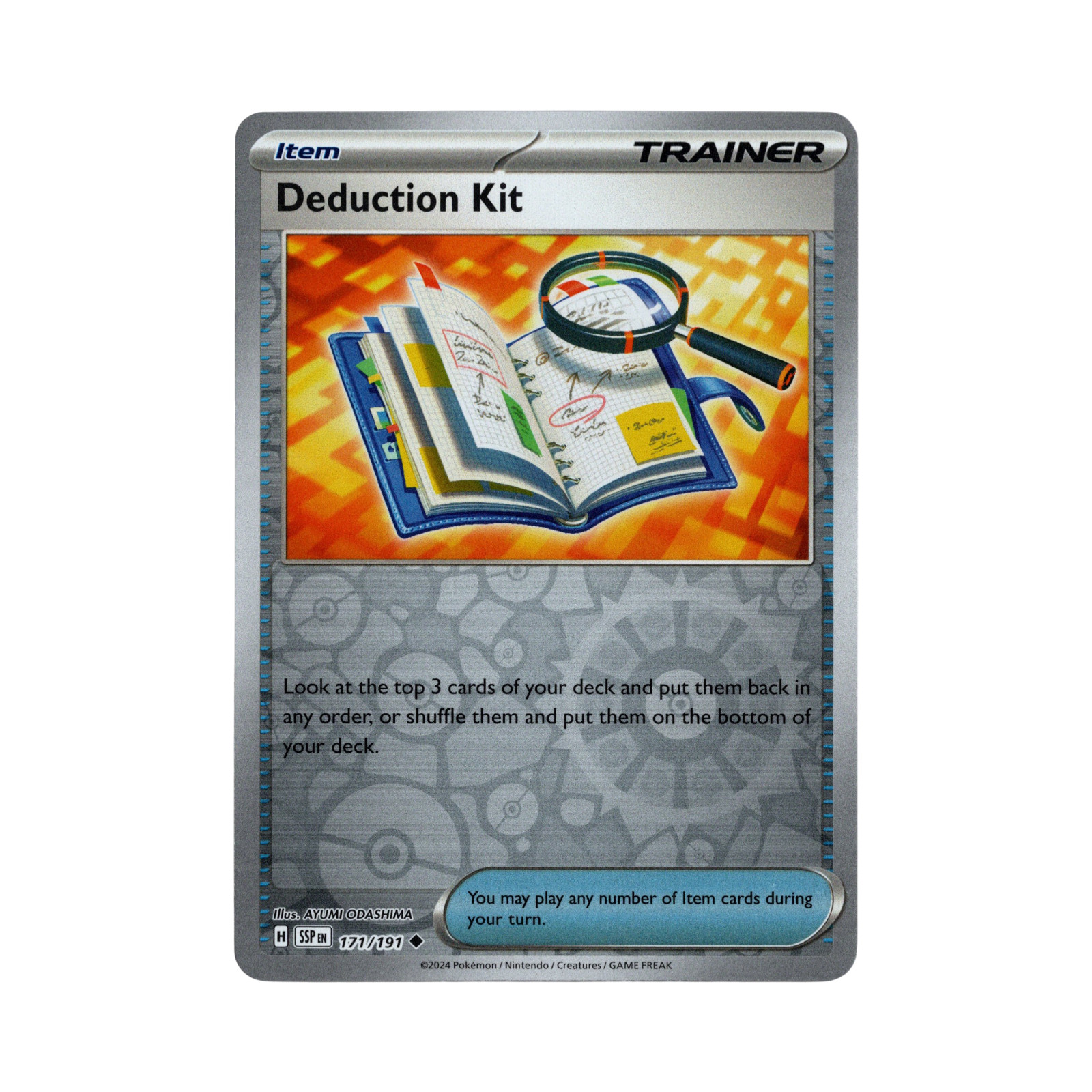 Deduction Kit 171/191 – SV08: Surging Sparks - Pokémon TCG - Uncommon