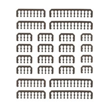 FormulaMod Cable Comb Kit for Power Cable,Sleeve Management Tools Wire Black