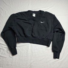 Nike women's sweatshirt Sportswear Phoenix cropped small black