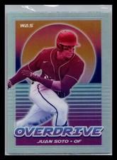 2021 Panini Chronicles #13 Juan Soto Overdrive Holo Washington Nationals