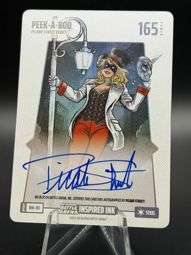 Bo Jackson Battle Arena Inspired Ink Peek-A-Boo BFA-161 Picabo Street Autograph