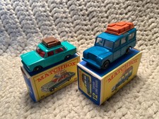 Lot Of 2 Epic 60s Lesneymatchbox 164 Wboxes 12 Safari 56 Fiat 1500