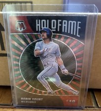 Robin Yount-2022 Panini Mosaic Holofame Green Mosaic Prizm #HF-9 Brewers