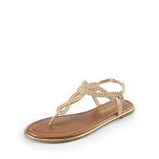 DREAM PAIRS Women's Flat Sandals Dressy Summer Stappy Comfortable Ankle Elast...