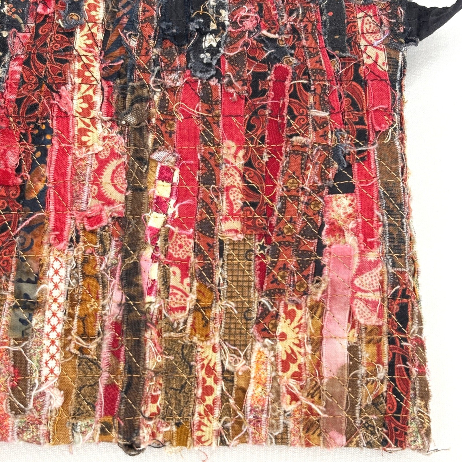 Handmade Eclectic Patchwork Crossbody Bag One of … - image 8