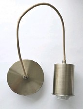John Lewis Rodos Pendant Fitting Antique Brass Dia. 13cm H10cm NO SHADE