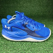 Under Armour Basketball Shoes Kids 1.5Y Blue ...