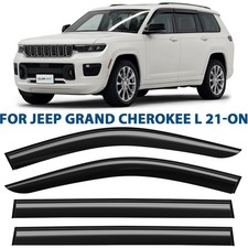 Rain Guards Vent Visors Shade for 2021-2026 Jeep Grand Cherokee L