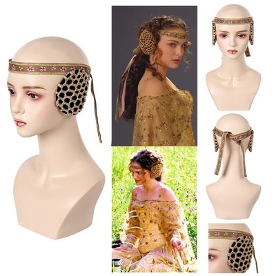 Star Wars Queen Padmé Amidala Cosplay Headband Earmuffs Accessoire Costume Props
