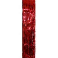 Rot Lametta GläNzend Glatt 50Cm - Weihnachtsschmuck