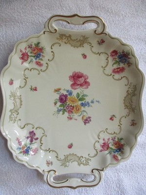 Weimar Porzellan, Gebäck- oder Obstschale, 28 cm x 32 cm, Serie Josefine