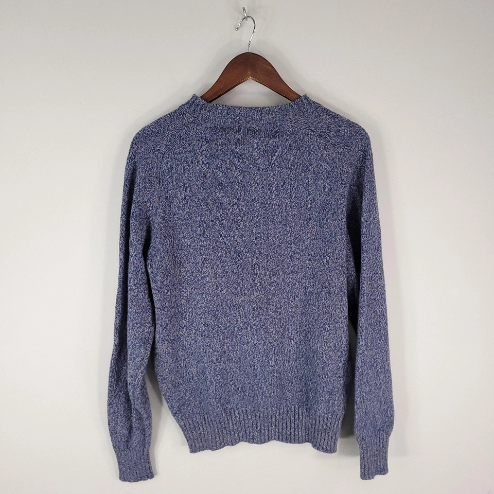 Suéter De Colección JCPenney The Fox Para Mujer Grande Azul Lana Hecho en Unión EE. UU. 90s Foto 2 de 4