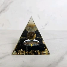 Tree of Life with Moon Orgonite Pyramid