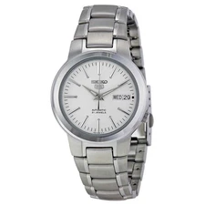 Seiko 5 Automatic White Dial Men's Watch SNKA01