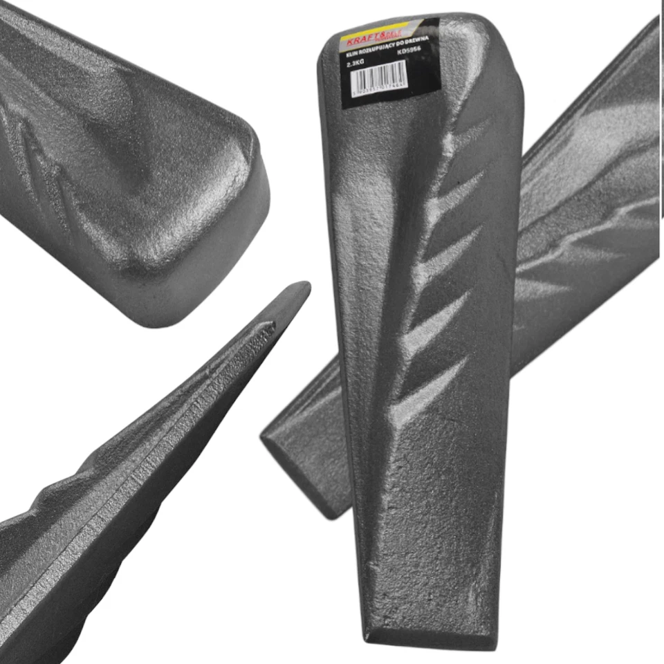 MARKENLOS Holz Spaltkeil 2,3 kg KD5956 Forst Brennholz Keil zum Holzspalten robust