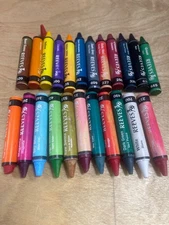 Reeves 23 Pieces Water Soluable Color Wax Pastels