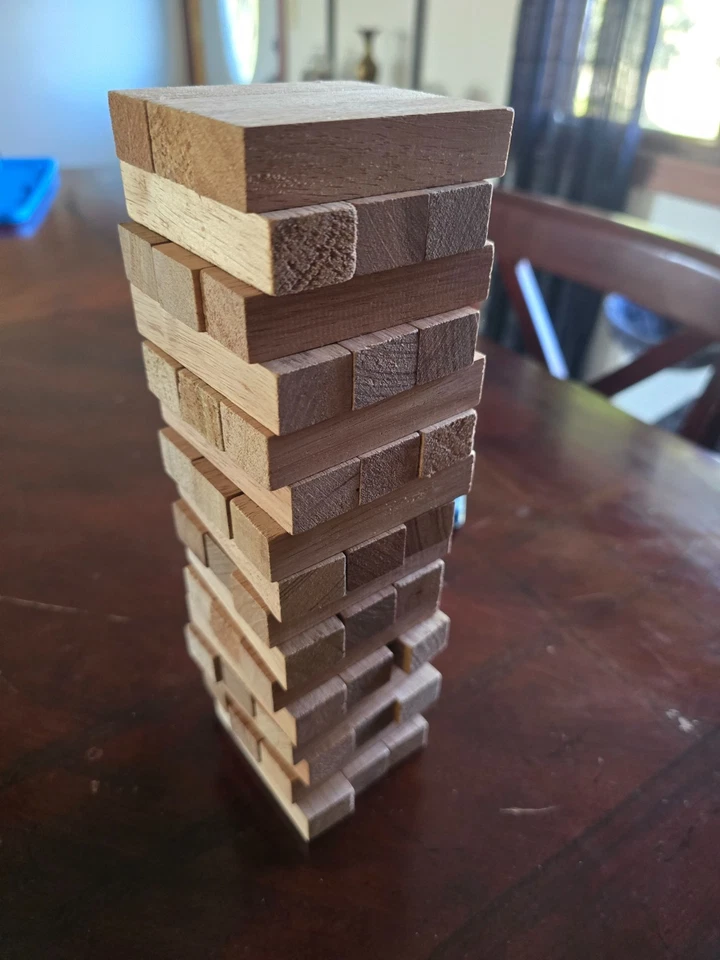Jumbling Towers 48 Wood Pieces (Jenga) - Image 4 of 4