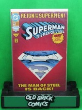 Superman: The Man of Steel 22 Die Cut Cover 1993 Superman Mid Grade DC