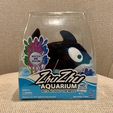 Zhu Zhu Aquarium Pet Whale Fish "Flip" Orca Motorized Interactive Toy - NEW