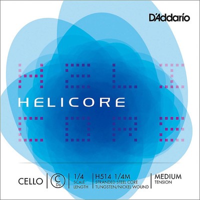 D'Addario Helicore Series Cello C String 14 Size
