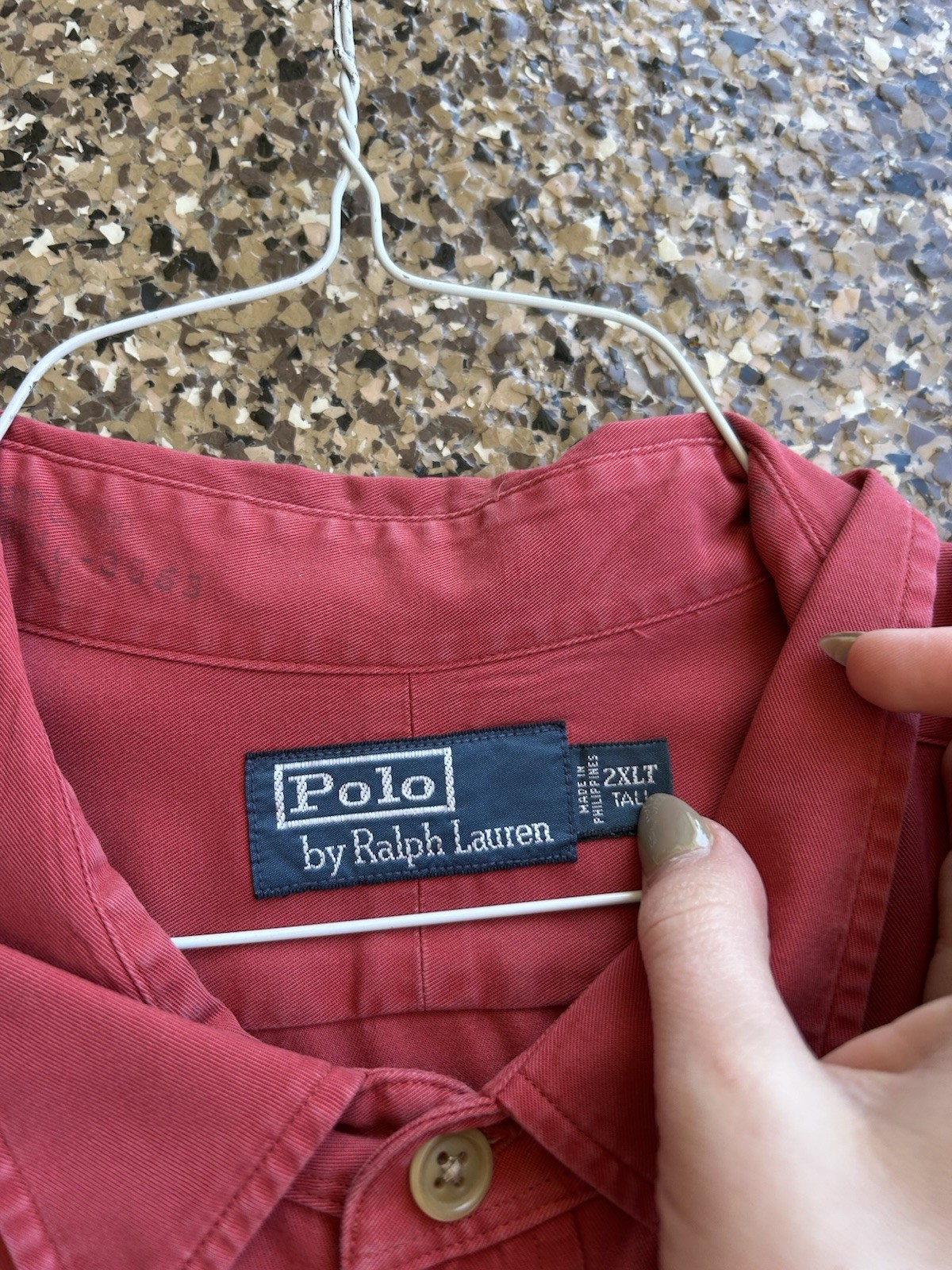 Red Button Down Shirt - image 2