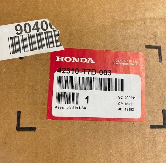 16-18 NUEVO GENUINO OEM HONDA HR-V CONJUNTO DE EJE DE TRANSMISIÓN TRASERO (DERECHO), P/N 42310T7D003 Foto 3 de 4
